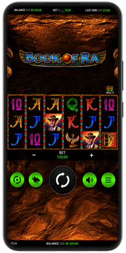 Book of Ra screan game