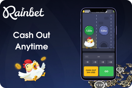 In-game free bet and cash-out options on the Chicken Road interface